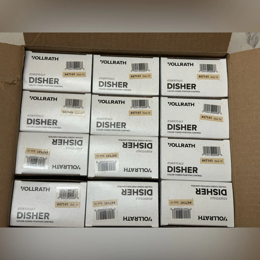 Vollrath Disher w/Color Coded Handle - #10